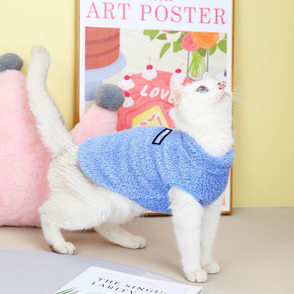 Soft Coral Fleece Pet Clothes