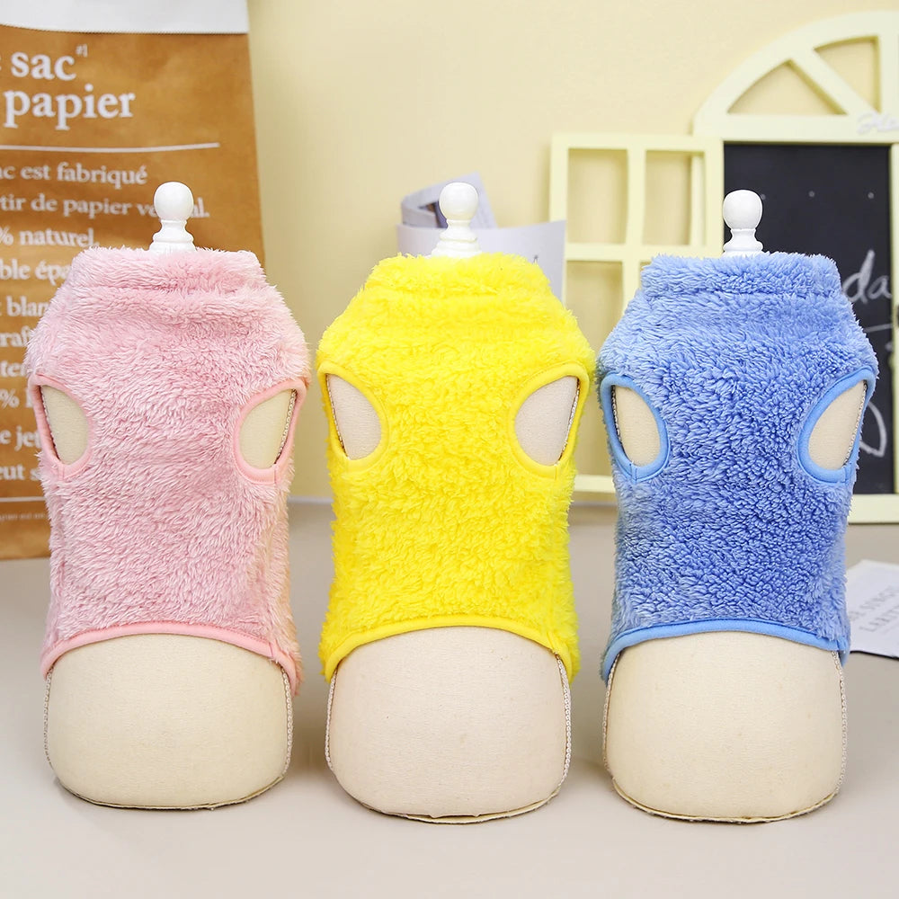 Soft Coral Fleece Pet Clothes