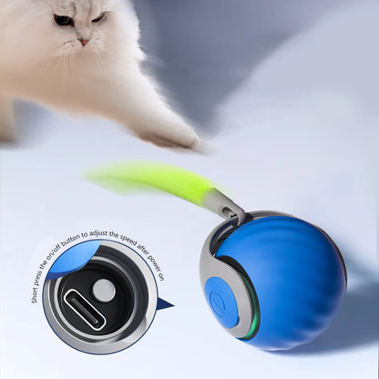 Interactive Cat Toy Ball - Automatic Moving