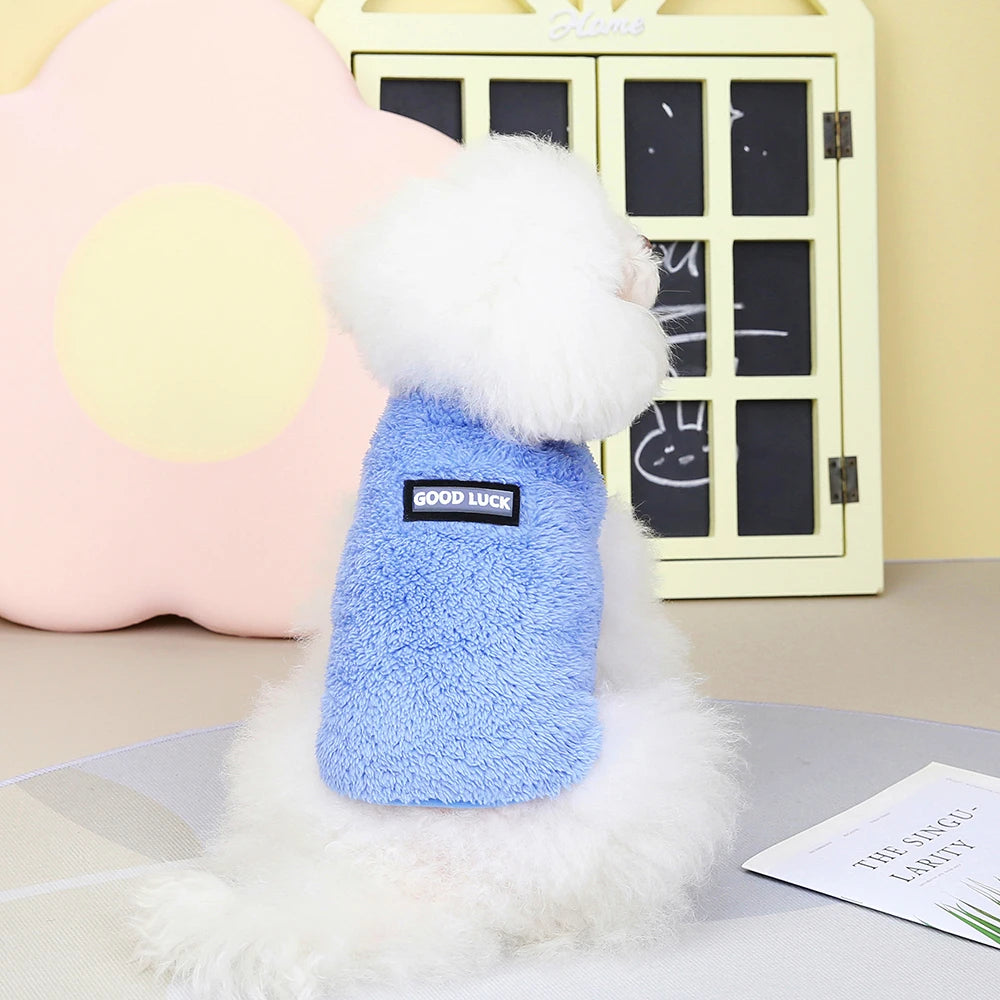 Soft Coral Fleece Pet Clothes