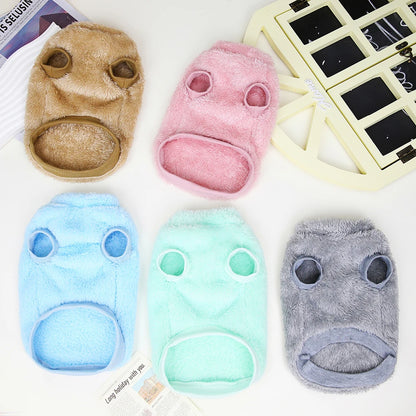 Soft Coral Fleece Pet Clothes
