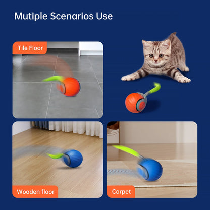 Interactive Cat Toy Ball - Automatic Moving