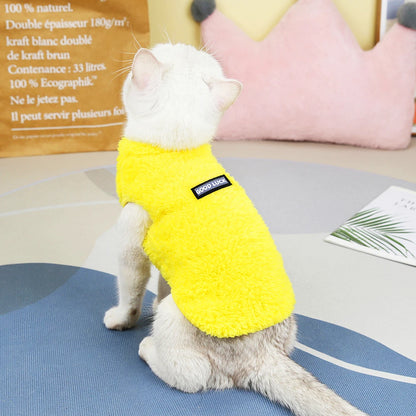 Soft Coral Fleece Pet Clothes