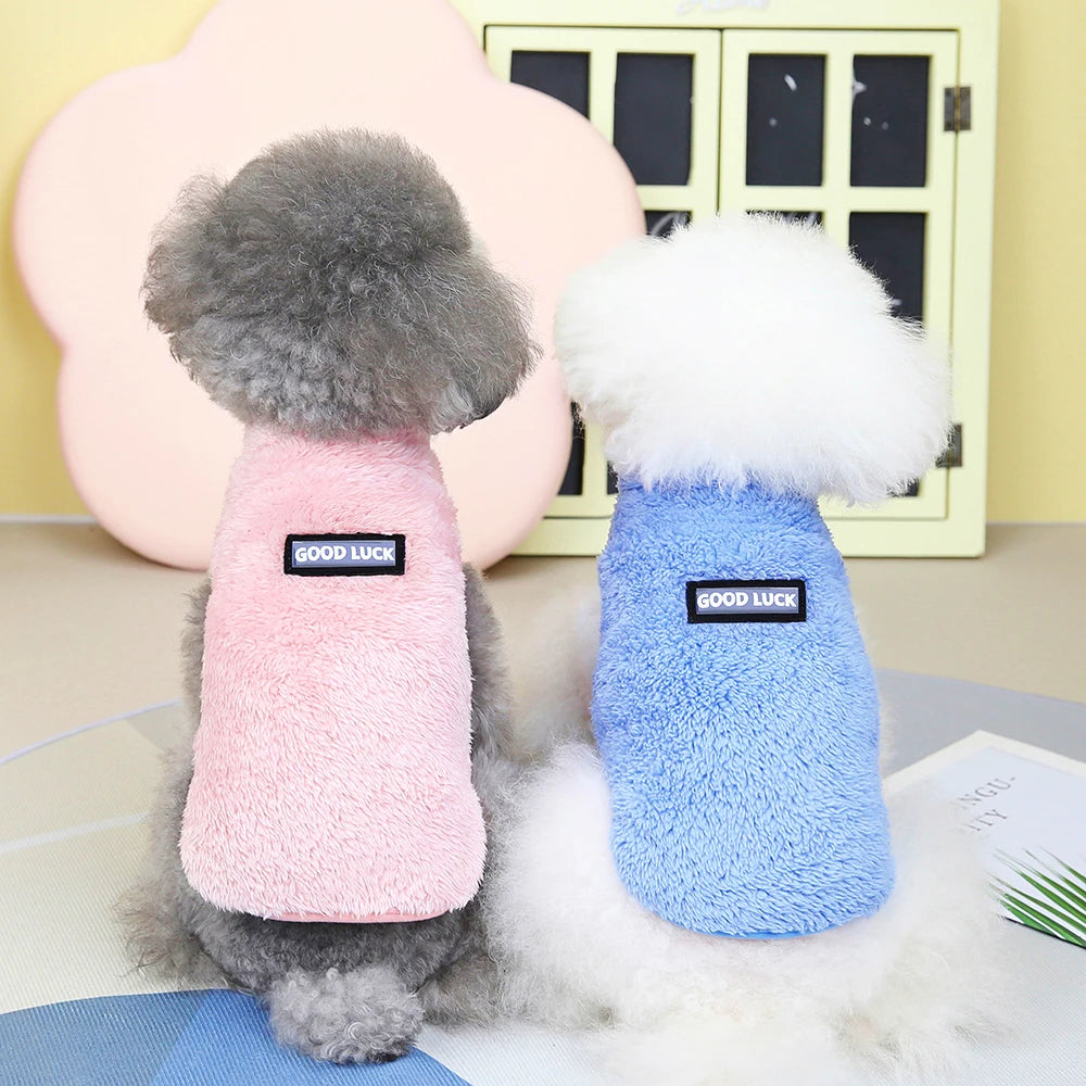 Soft Coral Fleece Pet Clothes