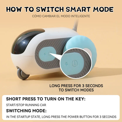 Smart Interactive Cat Toy Car