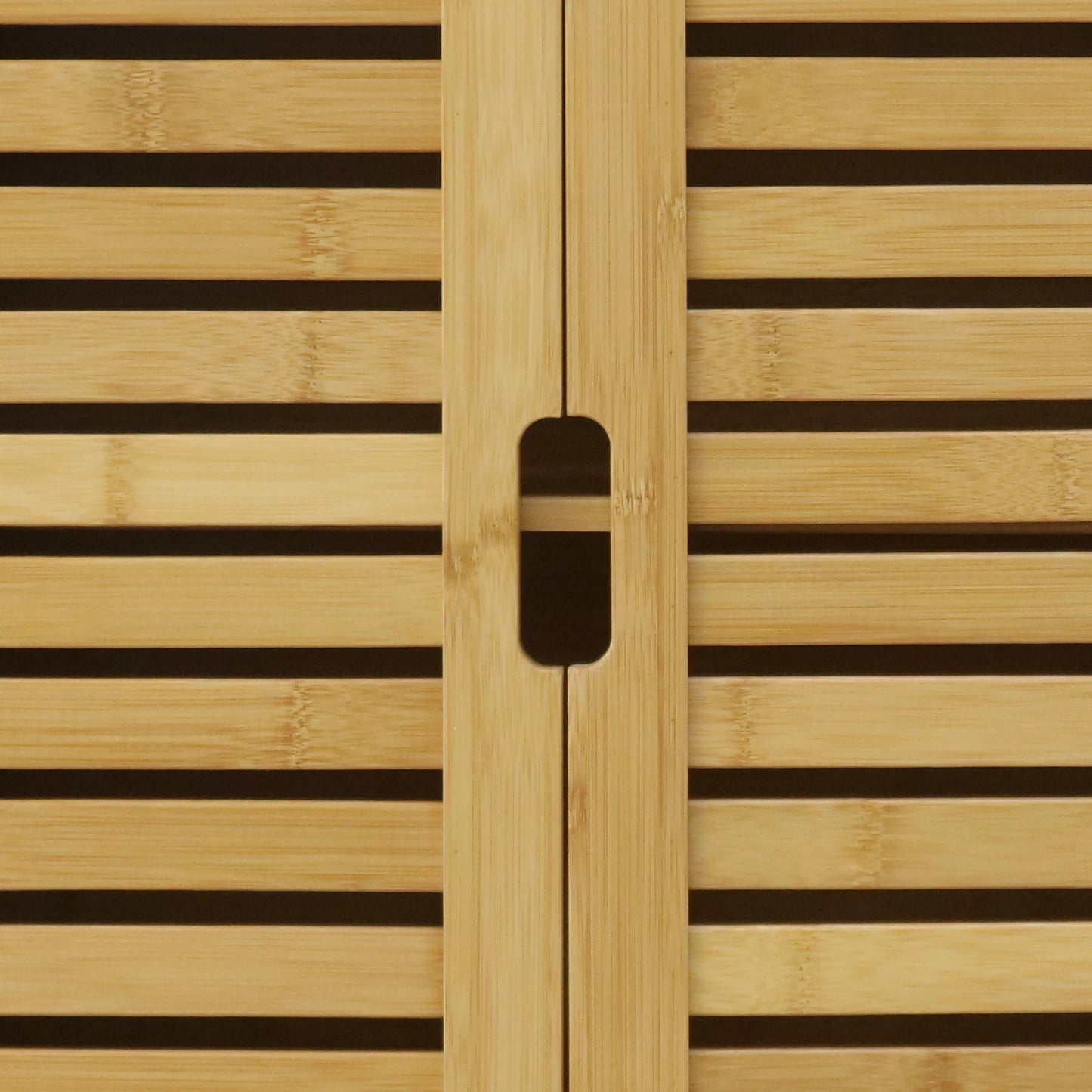 Wall-Mounted Bamboo Cabinet