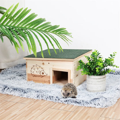 Wooden Hedgehog House – Small Animal Shelter
