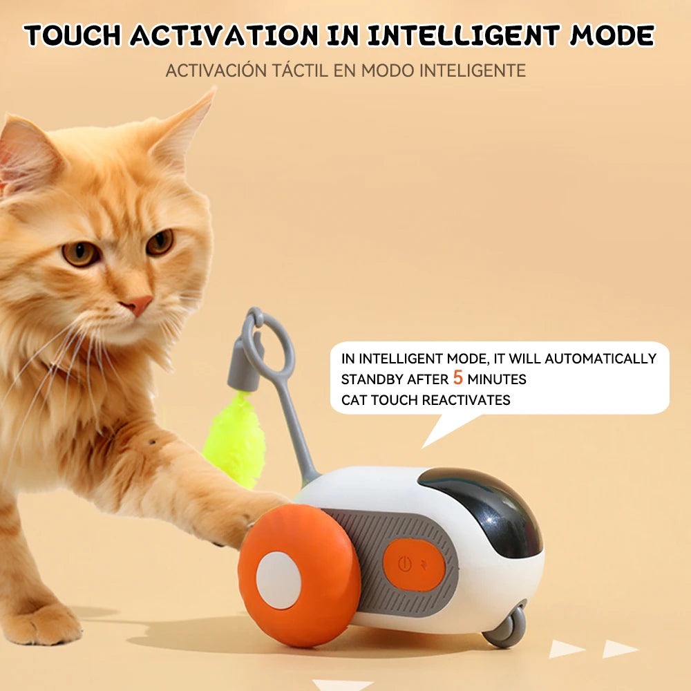 Smart Interactive Cat Toy Car