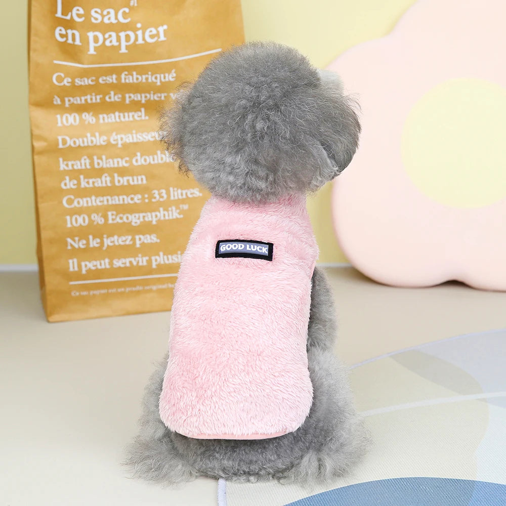 Soft Coral Fleece Pet Clothes