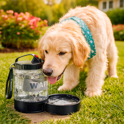 Portable Dog Water Bowl – Large Capacity for Travel
