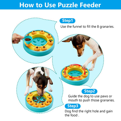 Dog Puzzle Feeder for Mental Stimulation