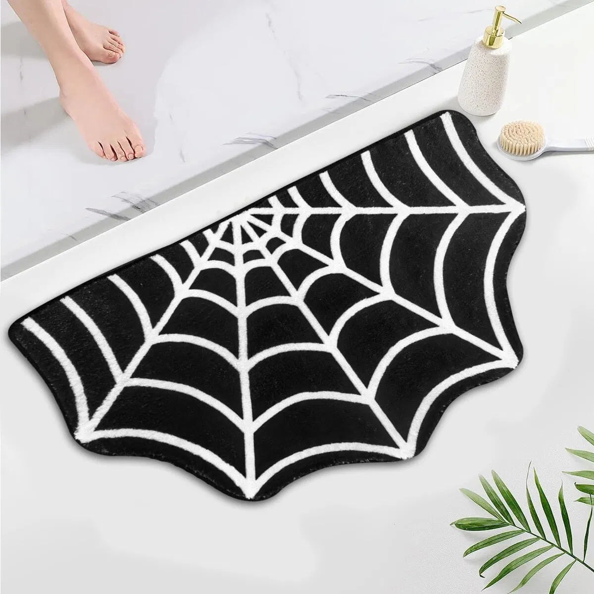 Spider Web Bath Mat