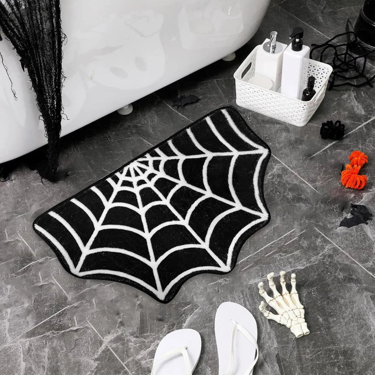 Spider Web Bath Mat