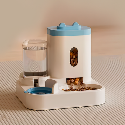 Mechanical Dog & Cat Feeder with Water Fountain