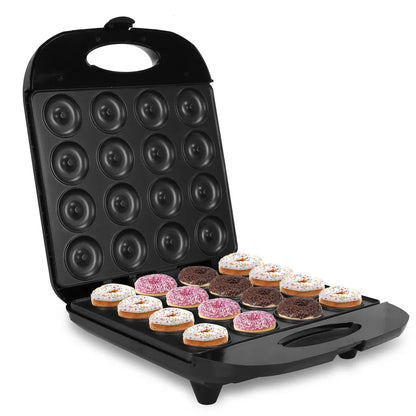 Mini Donut Maker – 16-Hole Non-Stick Machine