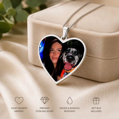 FOR DEMI | Heart Frame Photo Pendant
