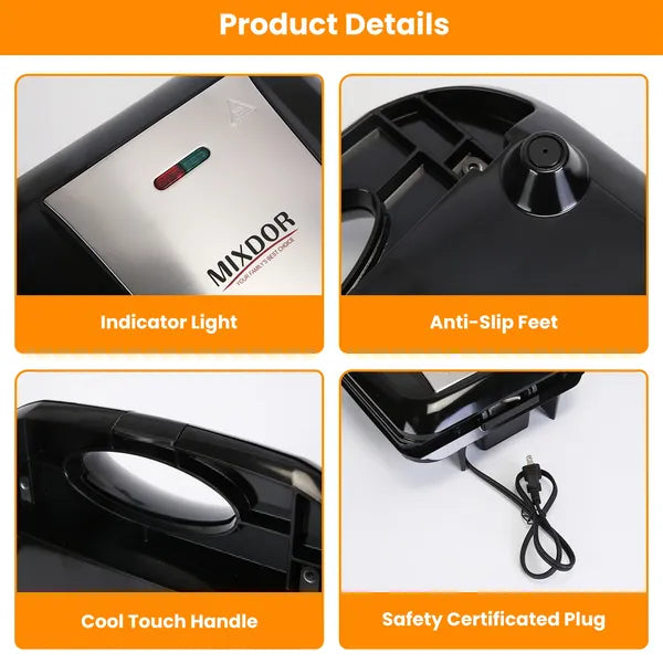 Mini Donut Maker – 16-Hole Non-Stick Machine