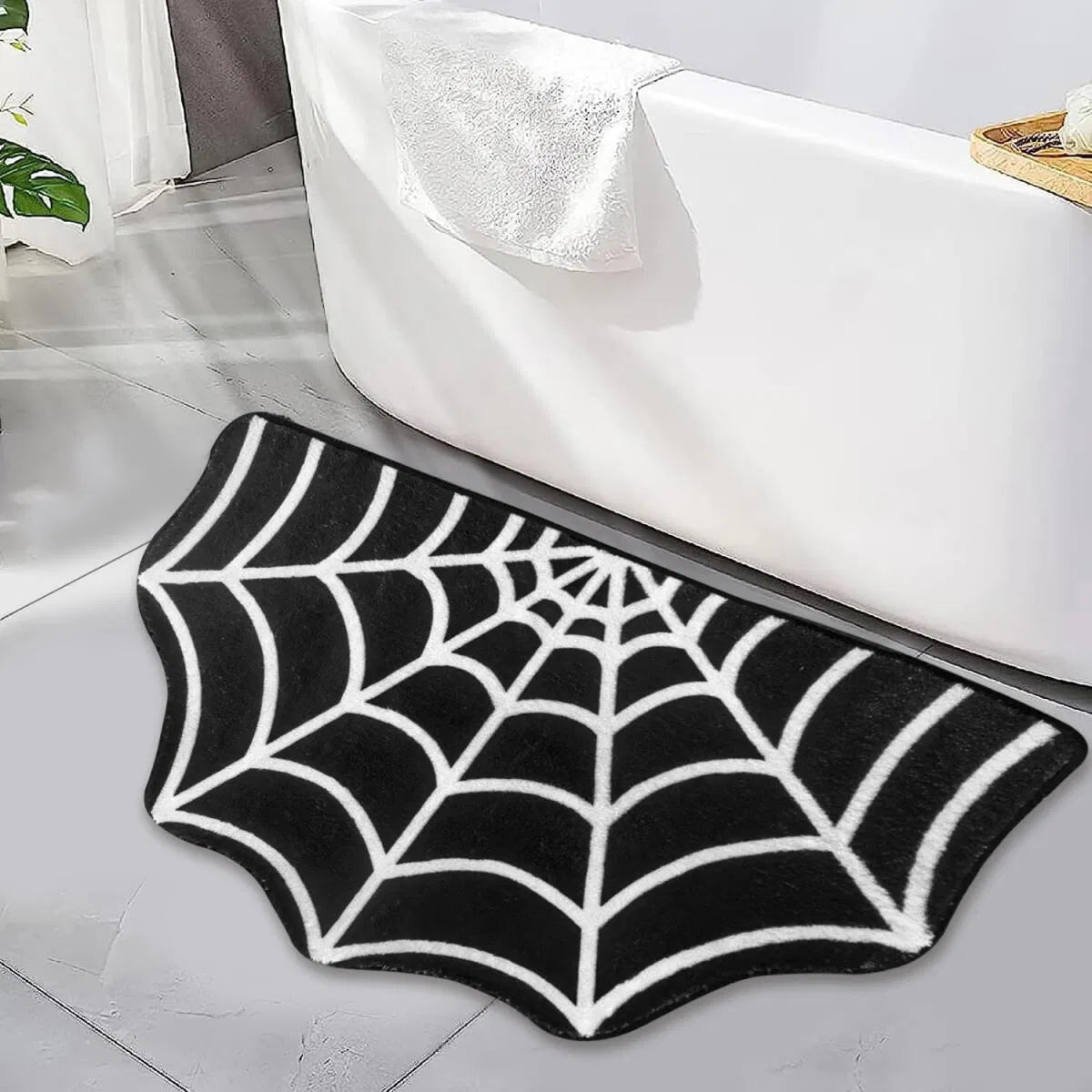 Spider Web Bath Mat