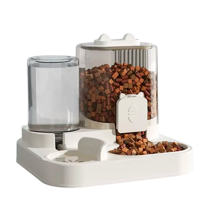 Mechanical Dog & Cat Feeder with Water Fountain