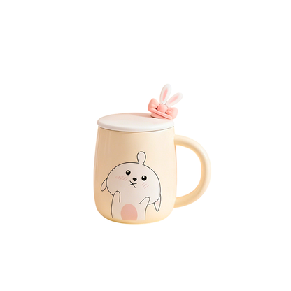 Rabbit Bow Ceramic Mug
